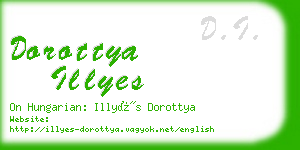 dorottya illyes business card